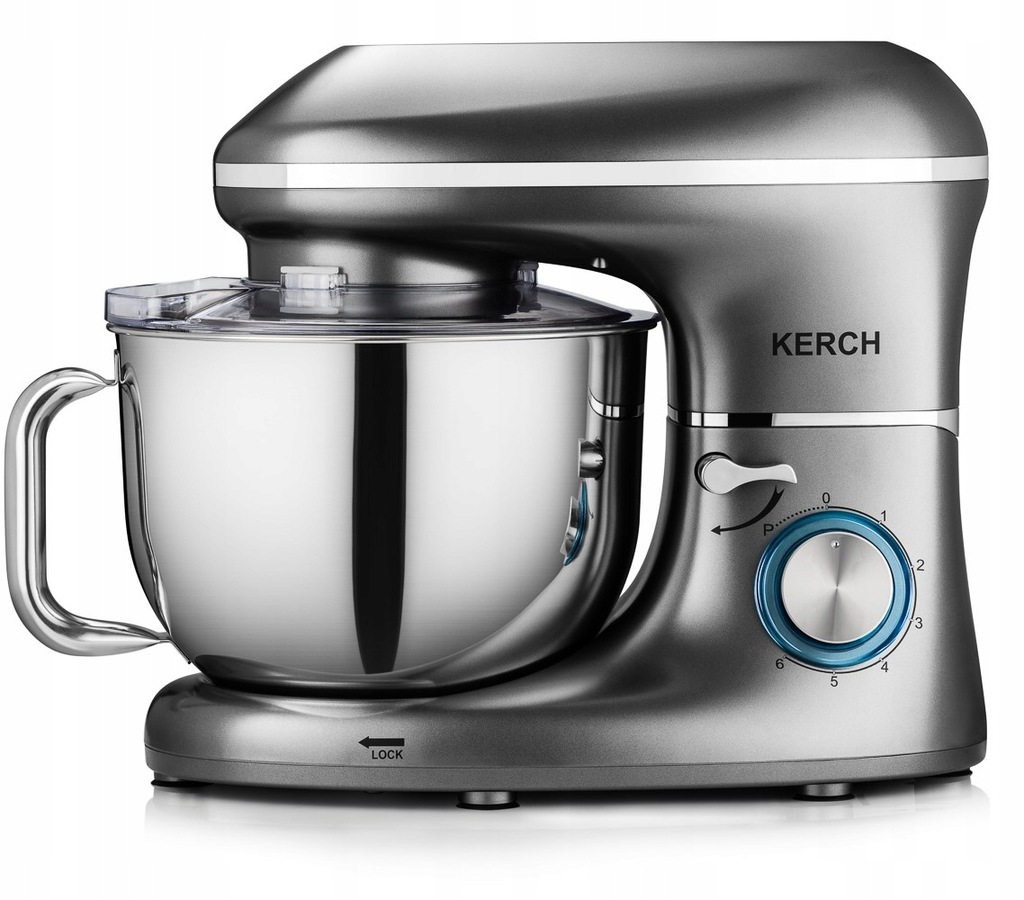 Тістоміс міксер планетарний KERCH MyCHEF Grey 2200 Вт - Зображення 5