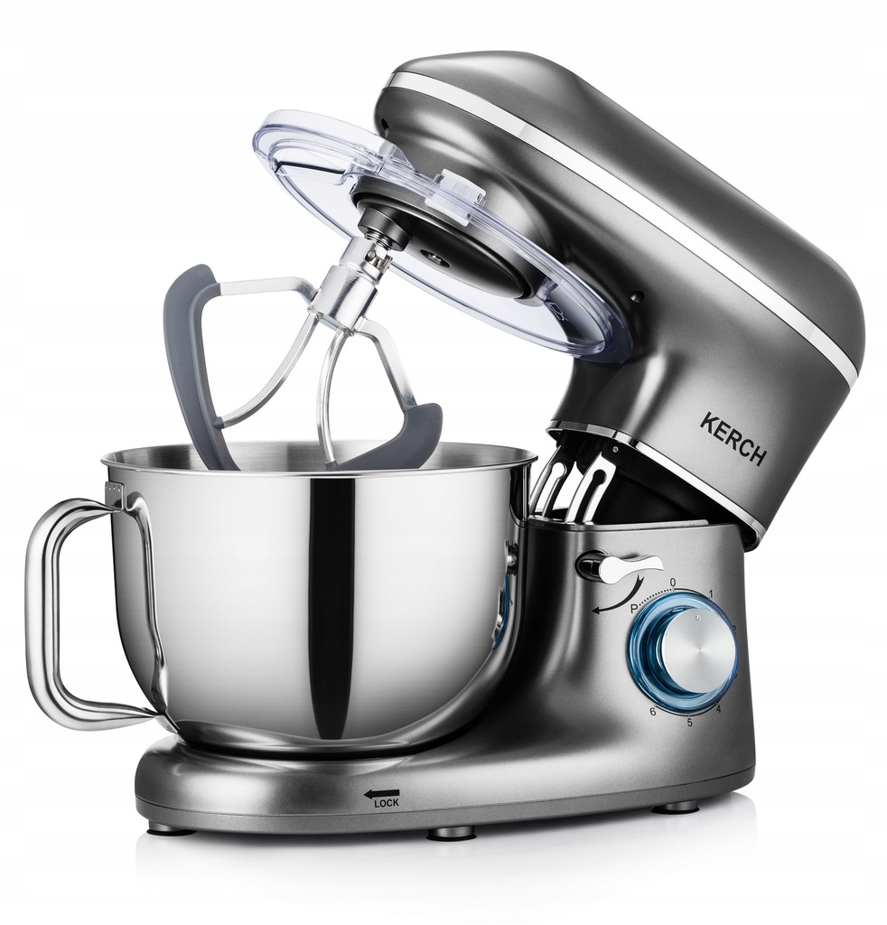 Тістоміс міксер планетарний KERCH MyCHEF Grey 2200 Вт - Зображення 4