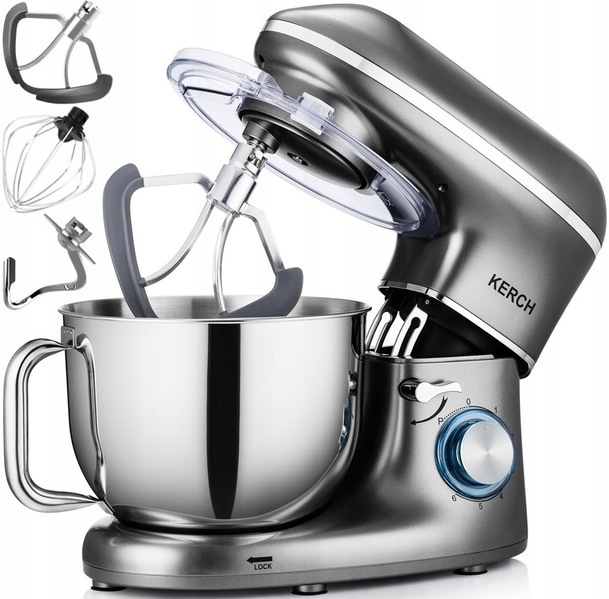 Тістоміс міксер планетарний KERCH MyCHEF Grey 2200 Вт