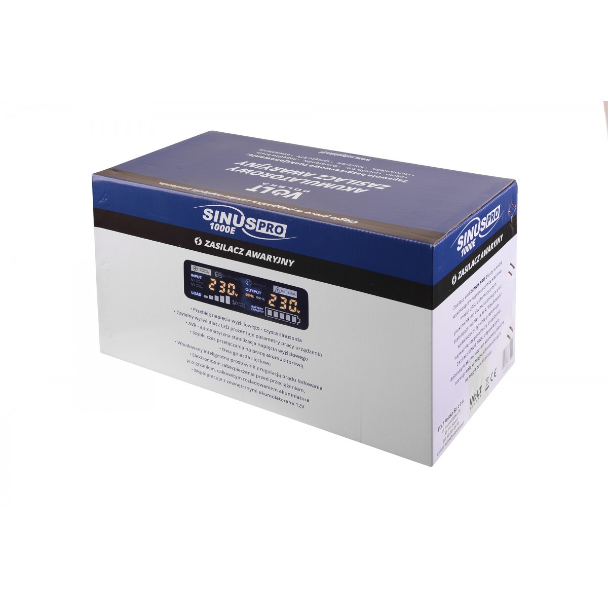 ДБЖ Перетворювач Volt Polska SINUS PRO 1000 E 12/230 В (700/1000 Вт) - Зображення 5