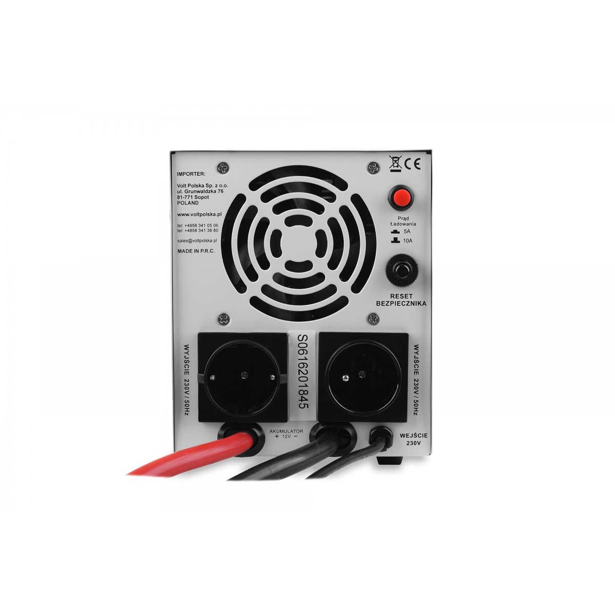 ДБЖ Перетворювач напруги Volt Polska Sinus PRO 800 E 12/230 V (500/800W) - Зображення 3