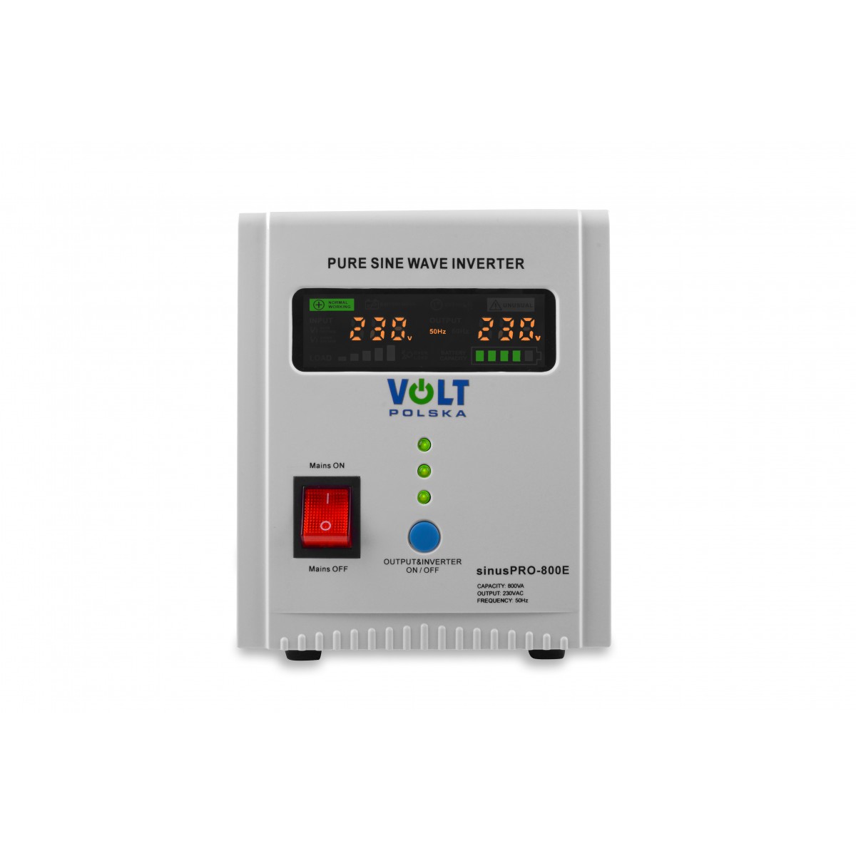 ДБЖ Перетворювач напруги Volt Polska Sinus PRO 800 E 12/230 V (500/800W) - Зображення 6