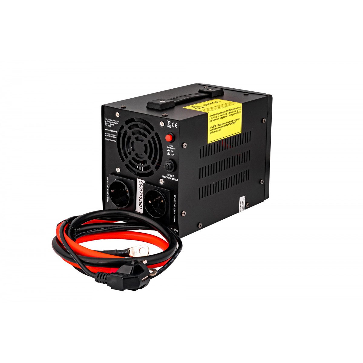 ДБЖ Перетворювач напруги Volt Polska SINUS PRO 800 E BLACK 12/230 В (500/800 Вт) - Зображення 4