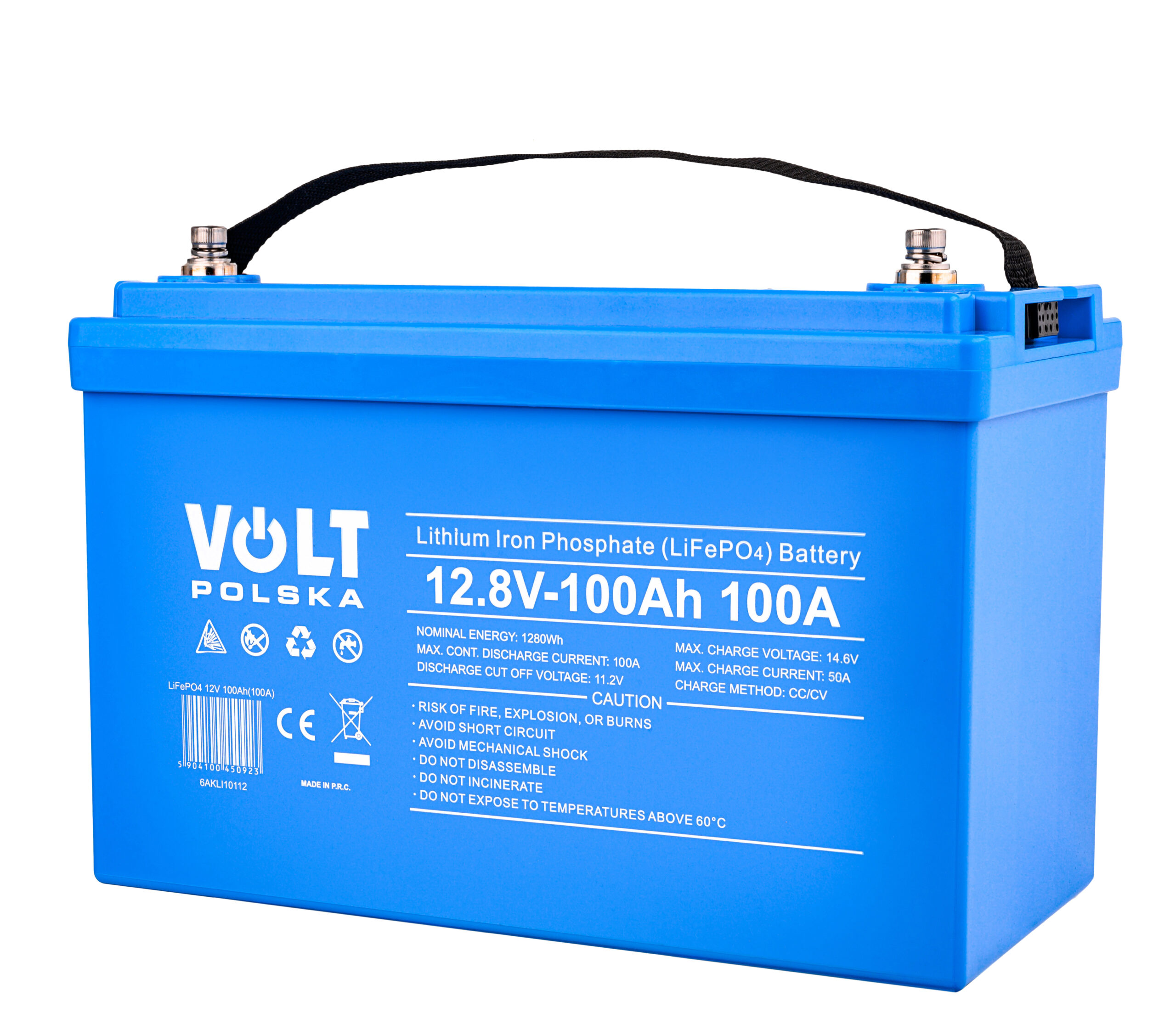 Акумуляторна батарея Volt Polska LiFePO4 12,8 V 100 Ah (100 А) + BMS + Bluetooth - Зображення 3