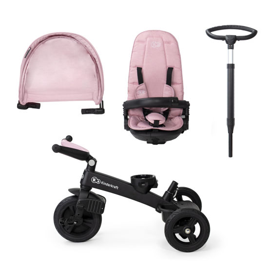 Велосипед триколісний KiderKraft EASYTWIST Mauvelous Pink - Зображення 13