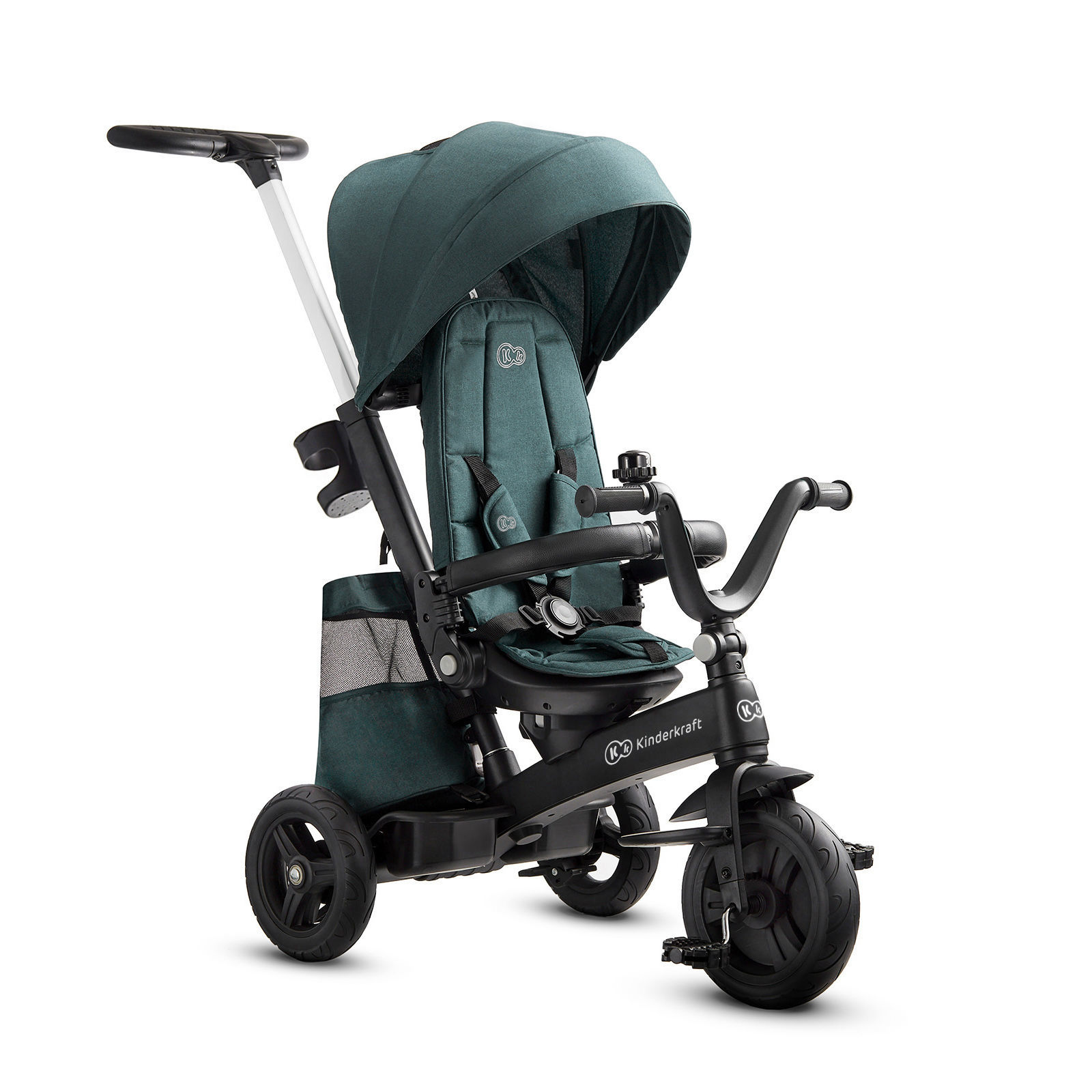 Велосипед триколісний KiderKraft EASYTWIST Midnight Green - Зображення 2