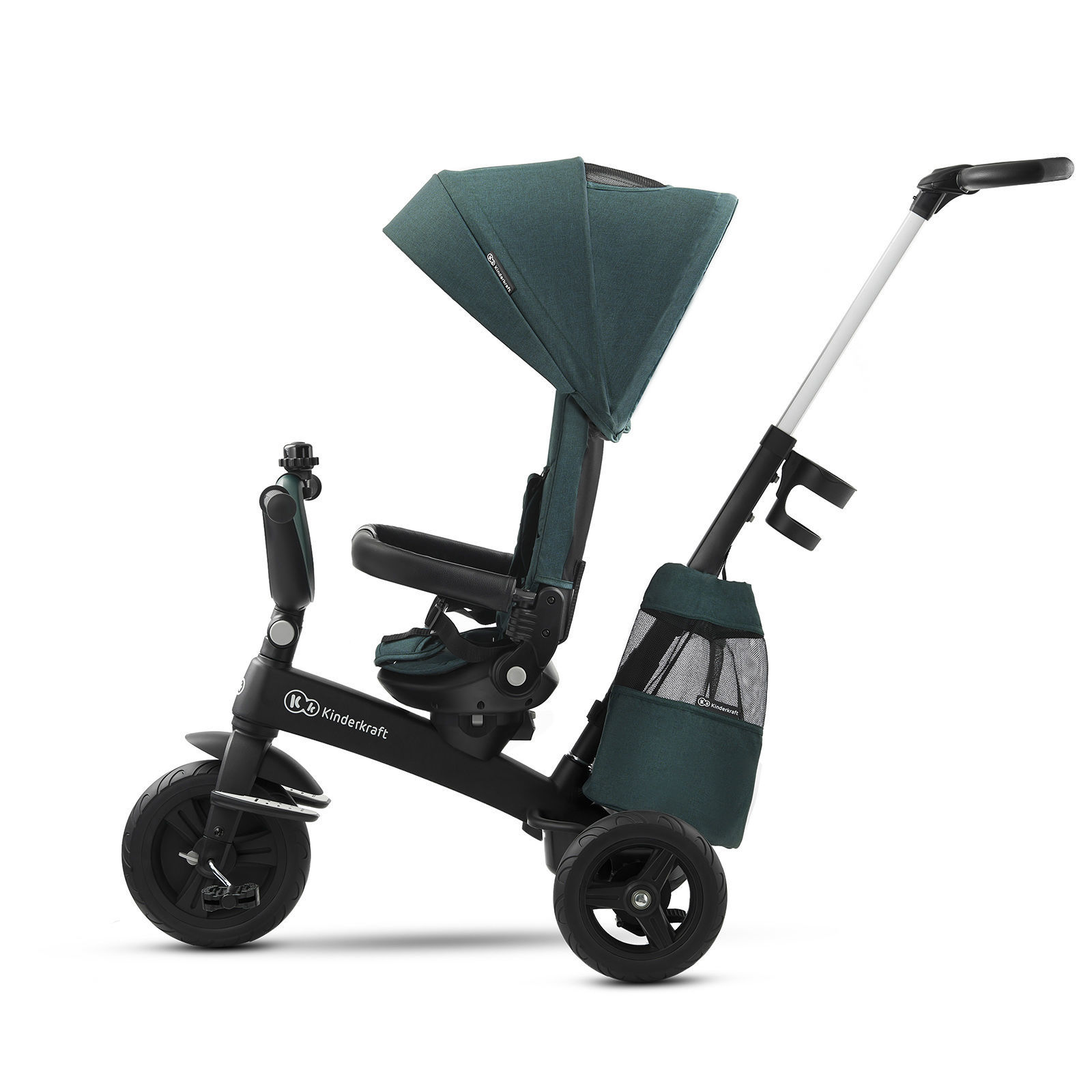 Велосипед триколісний KiderKraft EASYTWIST Midnight Green - Зображення 4