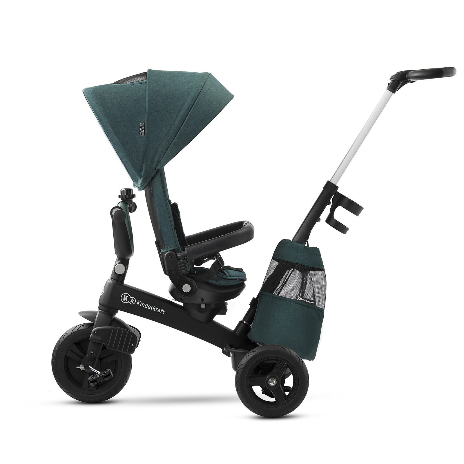 Велосипед триколісний KiderKraft EASYTWIST Midnight Green - Зображення 5