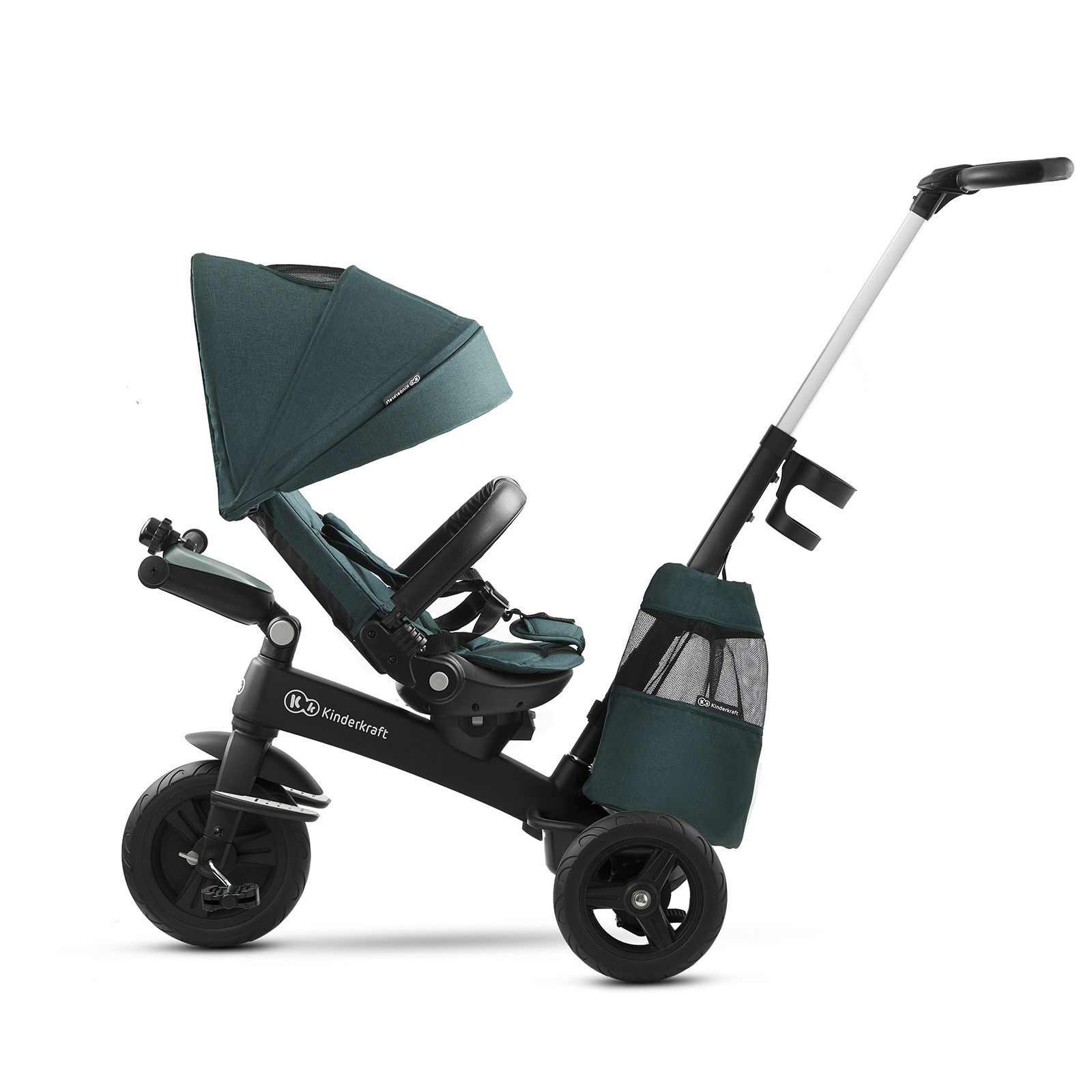 Велосипед триколісний KiderKraft EASYTWIST Midnight Green - Зображення 6