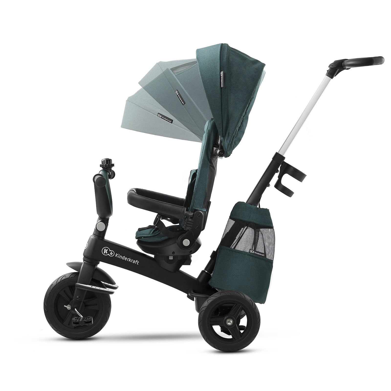 Велосипед триколісний KiderKraft EASYTWIST Midnight Green - Зображення 7