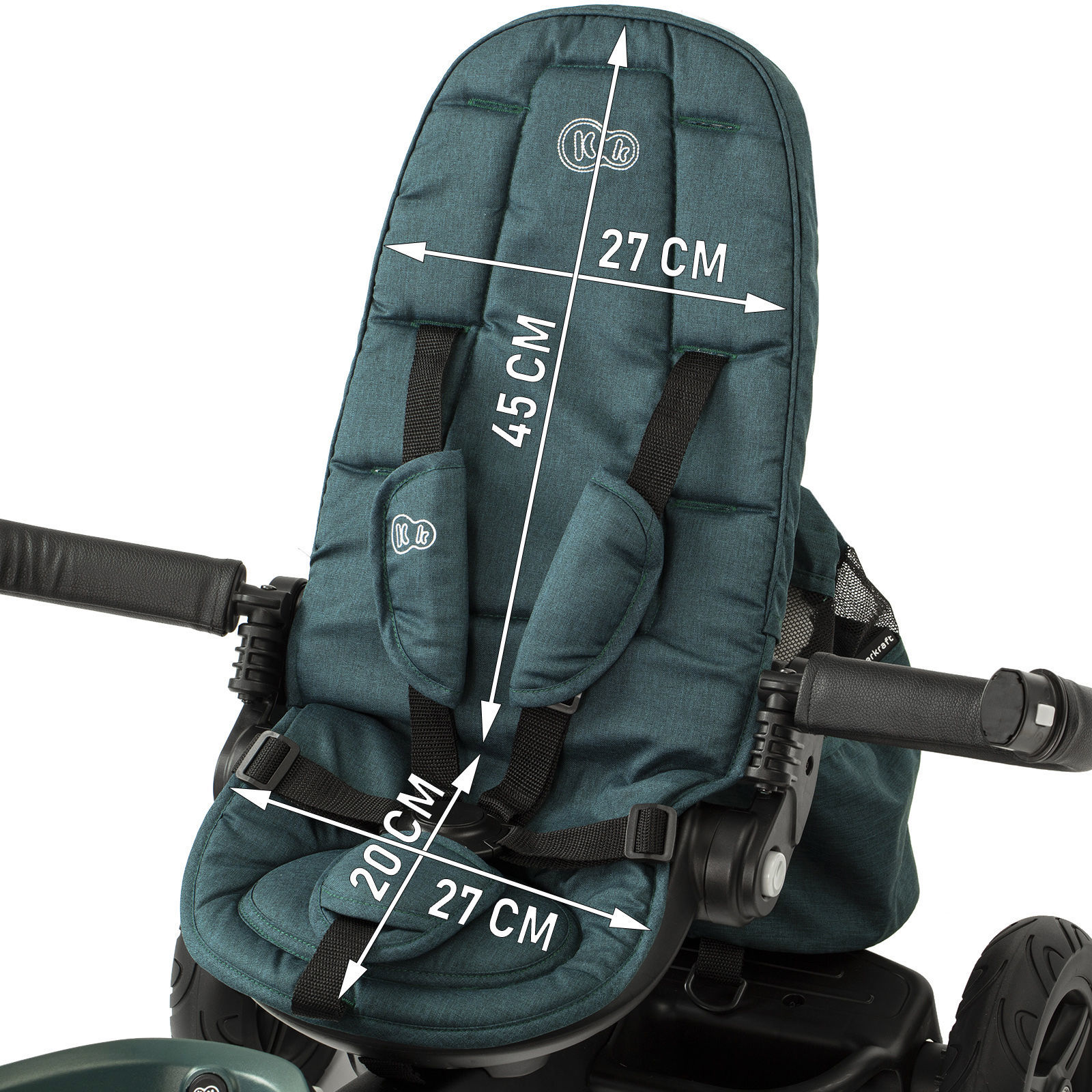 Велосипед триколісний KiderKraft EASYTWIST Platinum Grey - Зображення 16