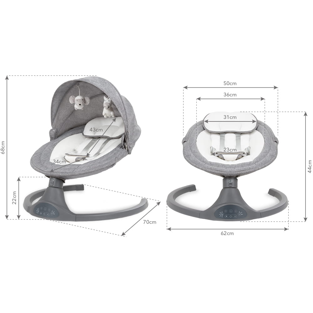 Заколисуючий центр Kidwell LUXI Dark Melange - Зображення 10