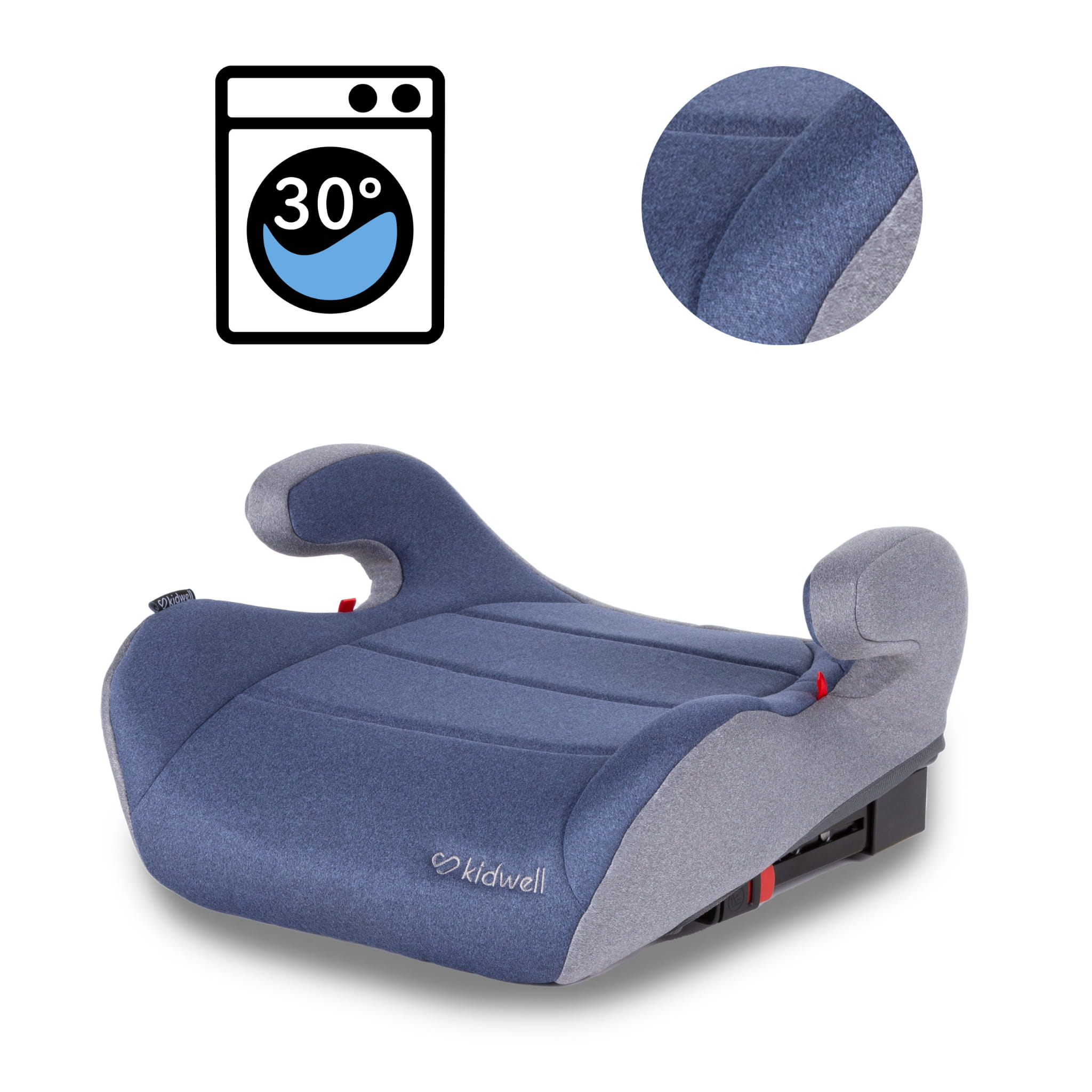 Бустер Kidwell BAXTER Isofix 15-36 кг Blue - Зображення 4