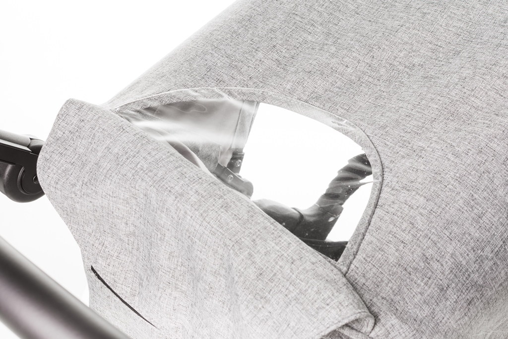 Прогулянкова коляска 4Baby RAPID XXIII Melange Light Grey - Зображення 9