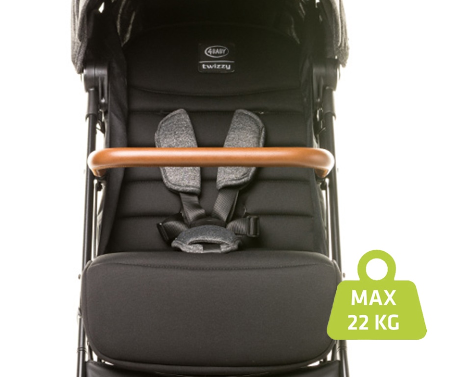 Прогулянкова коляска 4Baby TWIZZY XXII Green - Зображення 15