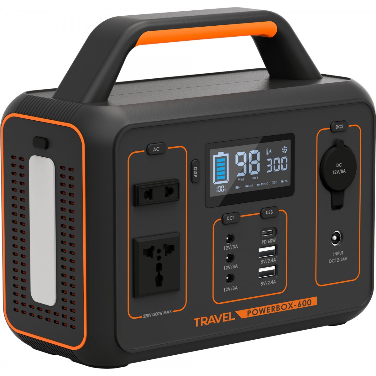 Портативна електростанція Volt Polska TRAVEL POWERBOX 600 (300 W) 280Wh
