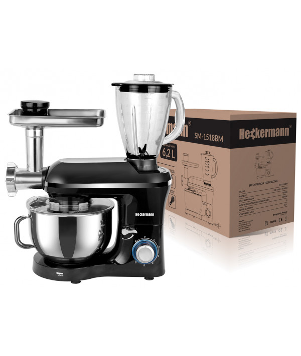 Кухонний комбайн Heckermann Combo SM-1518 6,2 л 2200 Вт - Зображення 3