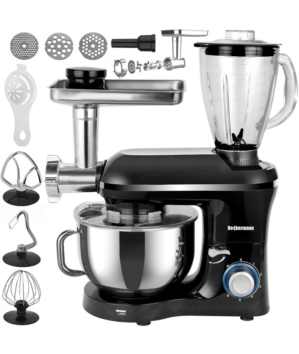 Кухонний комбайн Heckermann Combo SM-1518 6,2 л 2200 Вт - Зображення 2
