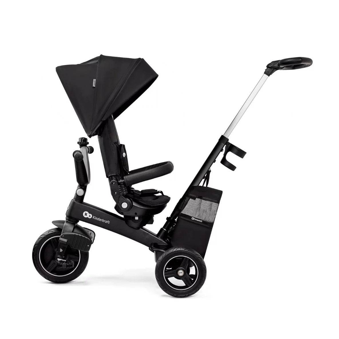 Велосипед триколісний KiderKraft EASYTWIST Black - Зображення 2
