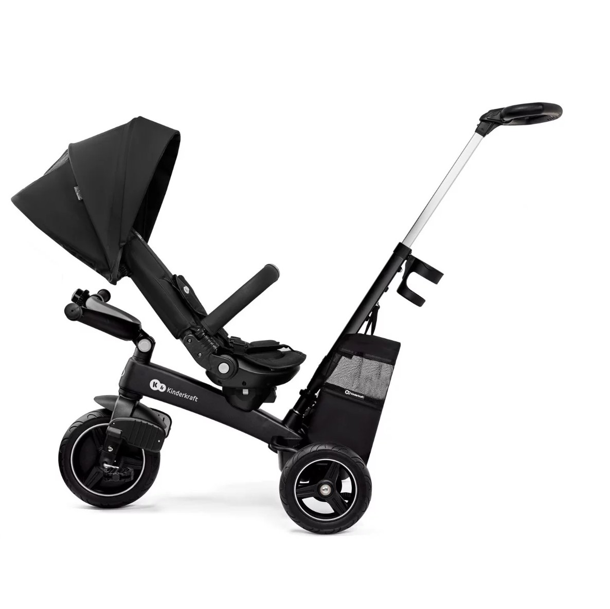 Велосипед триколісний KiderKraft EASYTWIST Black - Зображення 5