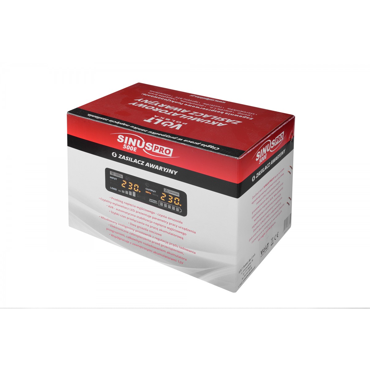 ДБЖ Перетворювач напруги Volt Polska Sinus PRO 500 E 12/230 V (350/500W) - Зображення 5