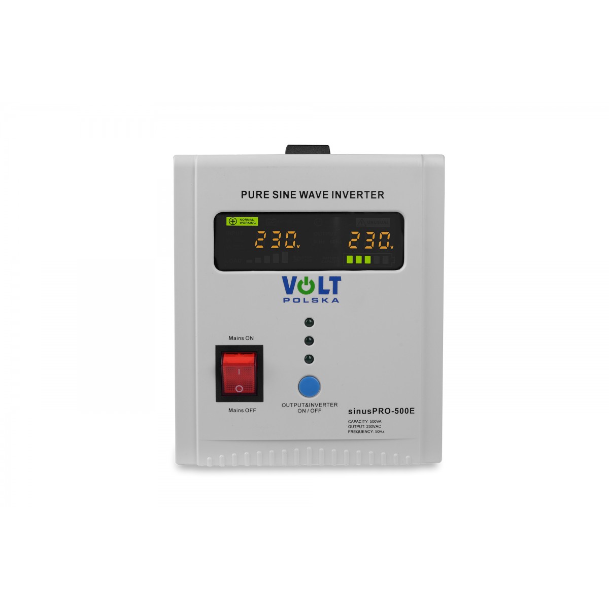 ДБЖ Перетворювач напруги Volt Polska Sinus PRO 500 E 12/230 V (350/500W) - Зображення 2