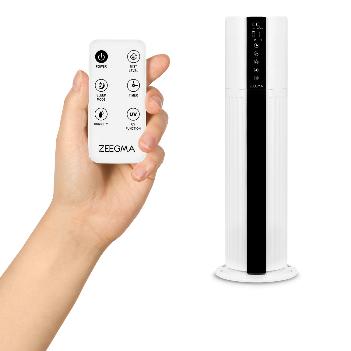 Зволожувач повітря Zeeegma VERS UV GRAND White 8 л - Зображення 12