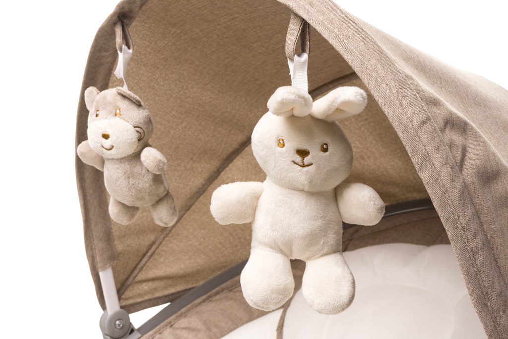 Заколисуючий центр 4baby ROCK'N Relax XXIII Camel - Зображення 10