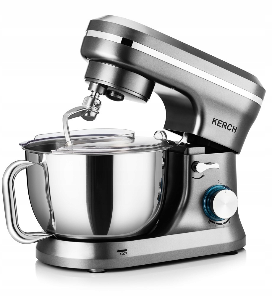 Тістоміс міксер планетарний KERCH FERRO Grey 1700 Вт - Зображення 2