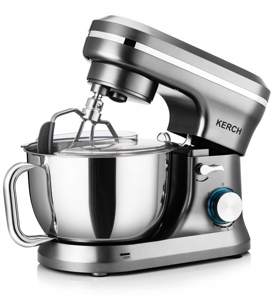 Тістоміс міксер планетарний KERCH FERRO Grey 1700 Вт - Зображення 3