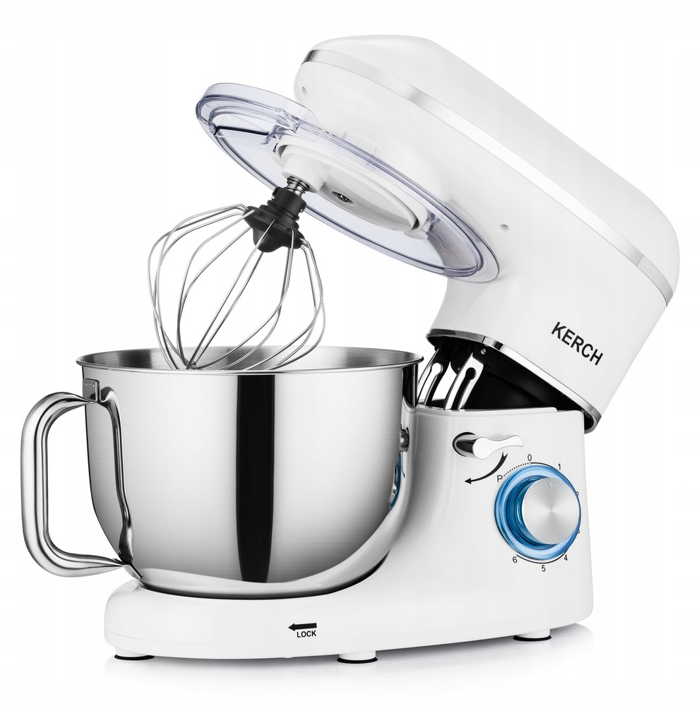 Тістоміс міксер планетарний KERCH MyCHEF White 2200 Вт - Зображення 10