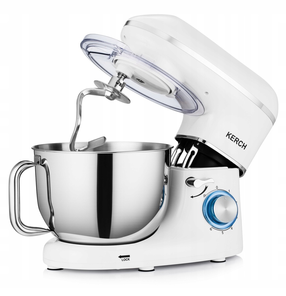 Тістоміс міксер планетарний KERCH MyCHEF White 2200 Вт - Зображення 5