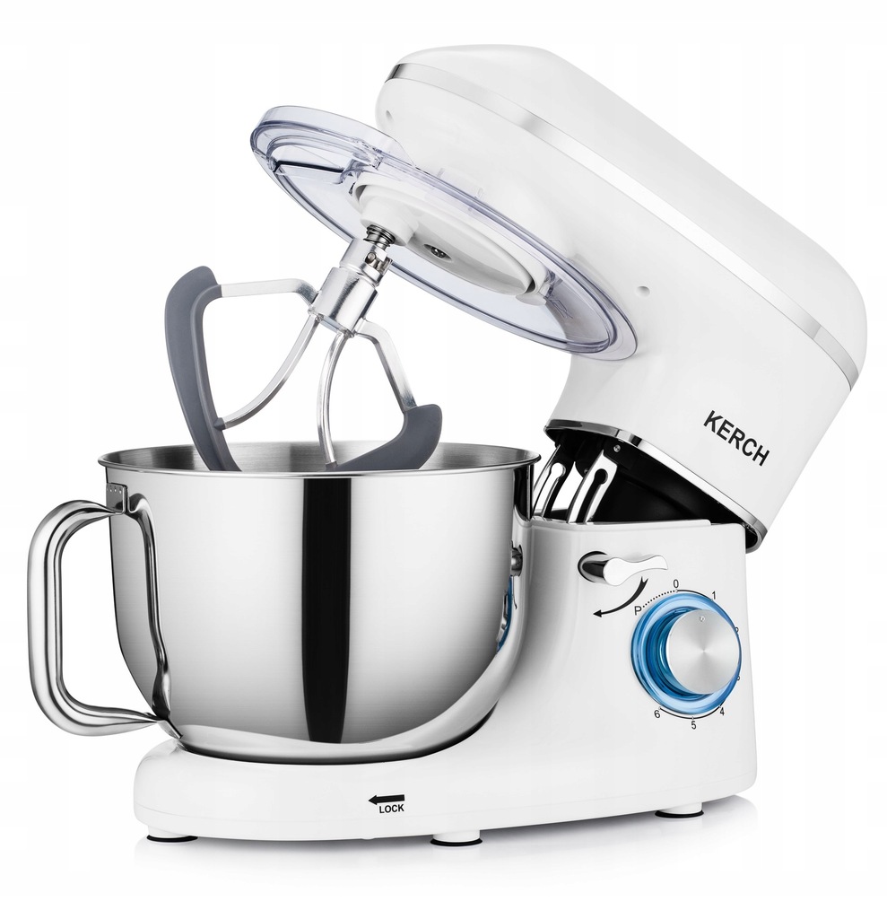Тістоміс міксер планетарний KERCH MyCHEF White 2200 Вт - Зображення 6