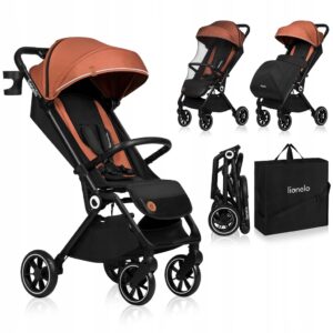 Прогулянкова коляска Lionelo Cloe Brown Rust