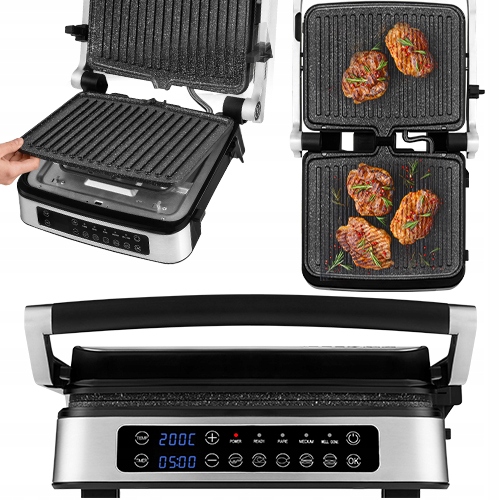 Електрогриль Zeeegma GRILL CHEF Silver - Зображення 2