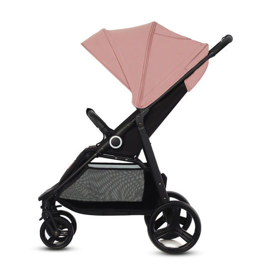 Прогулянкова коляска Kinderkraft GRANDE Plus Pink - Зображення 4