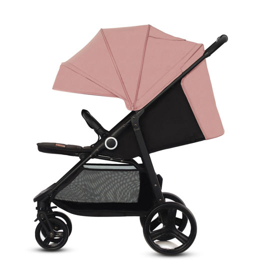 Прогулянкова коляска Kinderkraft GRANDE Plus Pink - Зображення 3