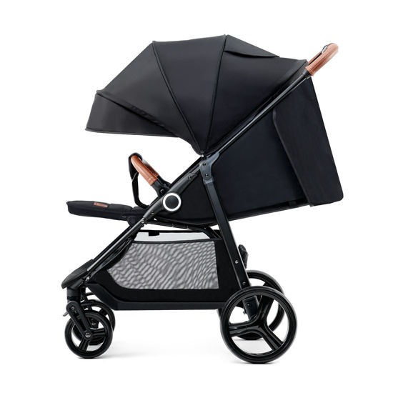Прогулянкова коляска Kinderkraft GRANDE Plus Black - Зображення 3
