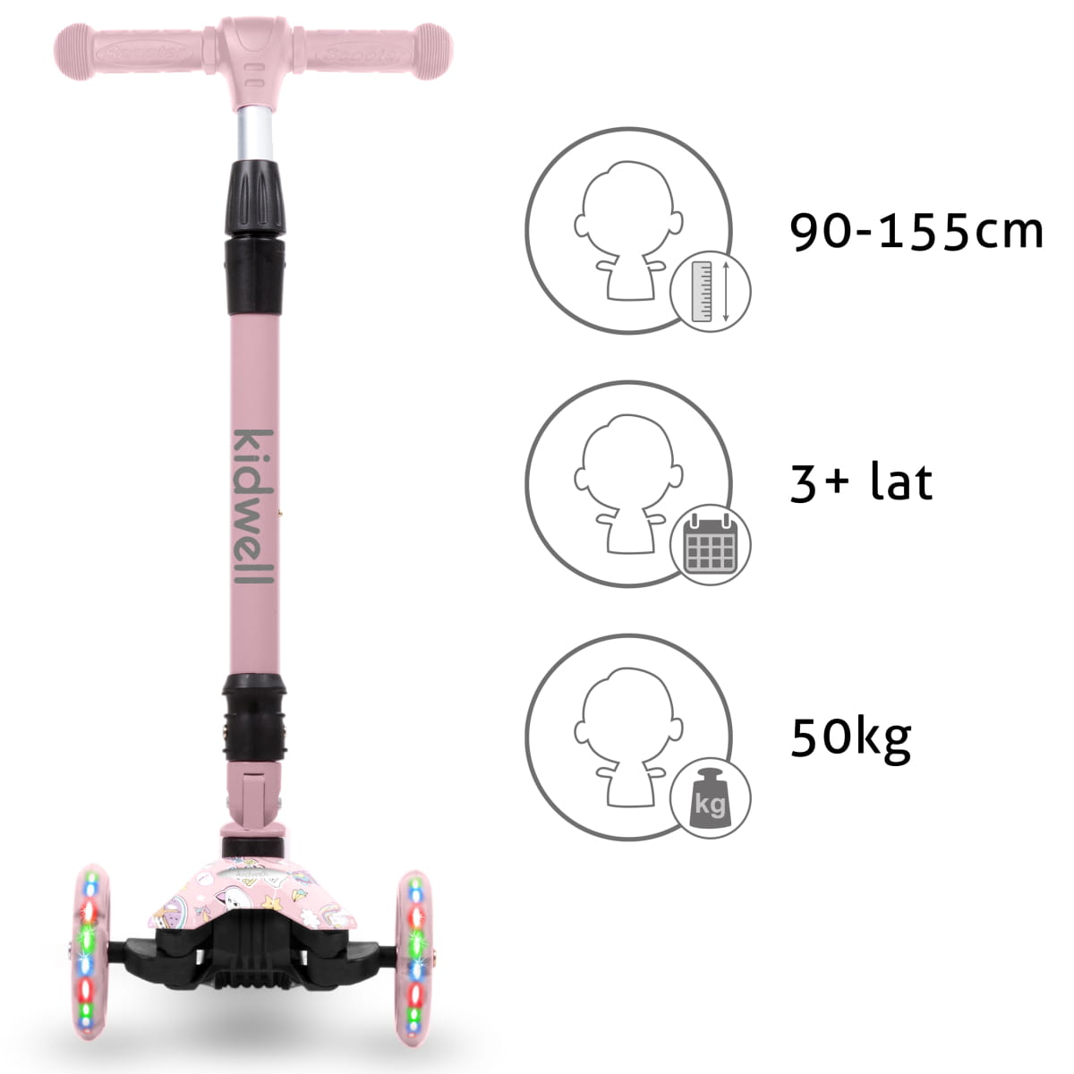 Самокат Kidwell Vento Unicorn - Зображення 9