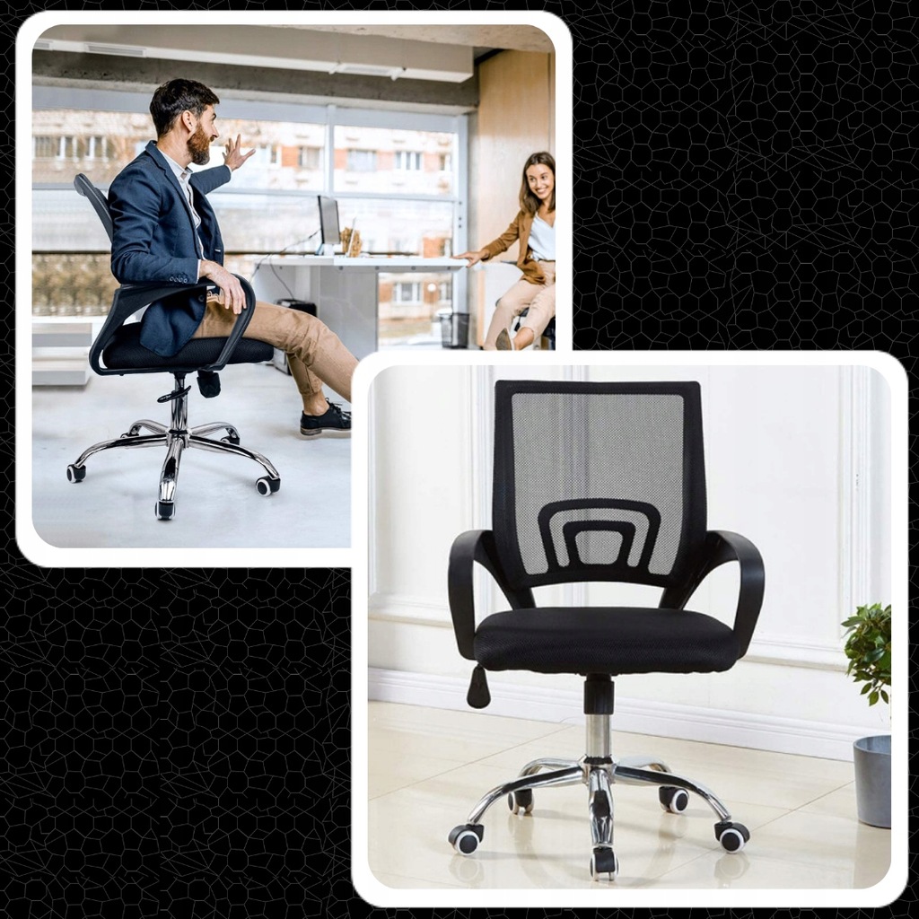Офісне крісло Middle Black - Зображення 7