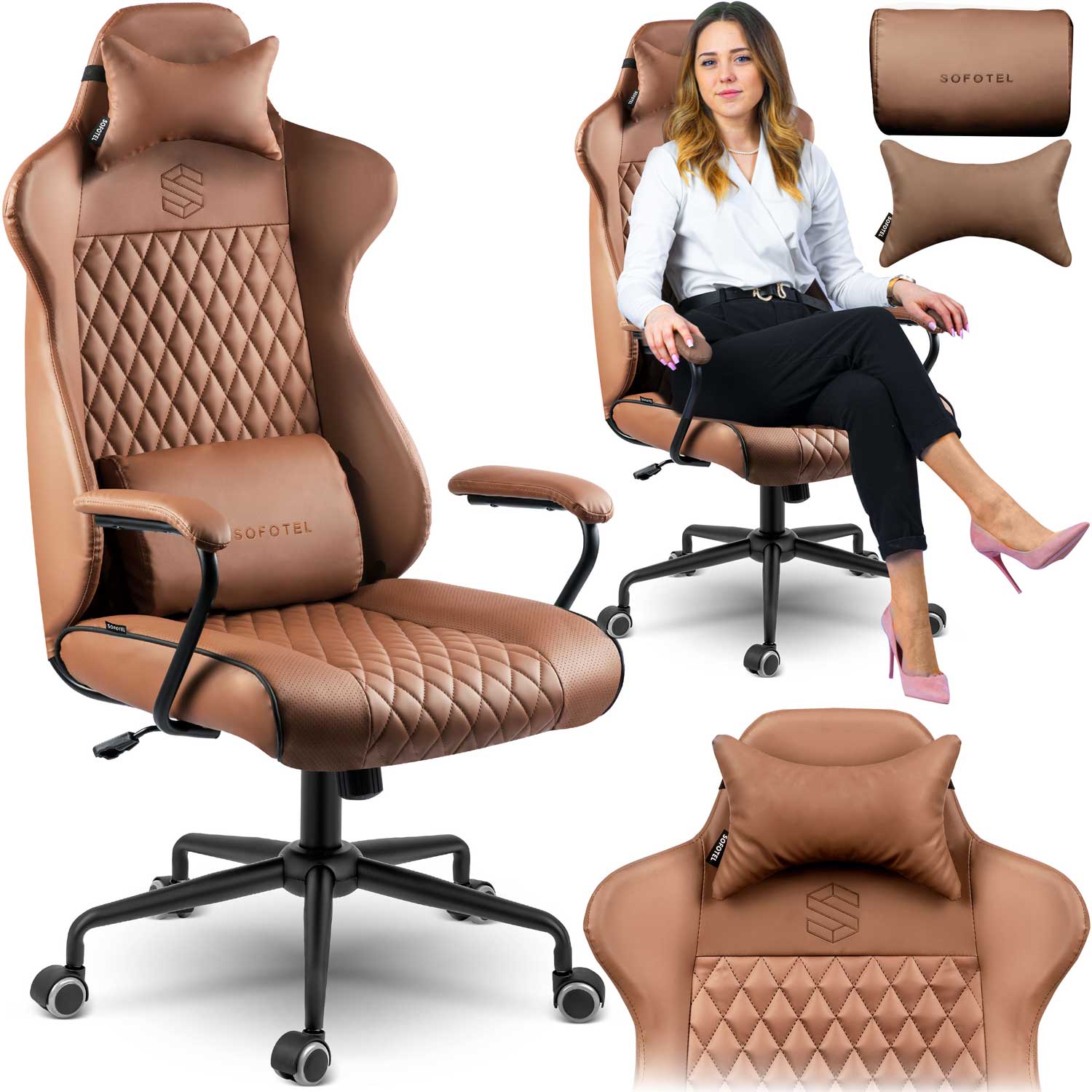Офісне крісло Sofotel Werona 2582 Brown