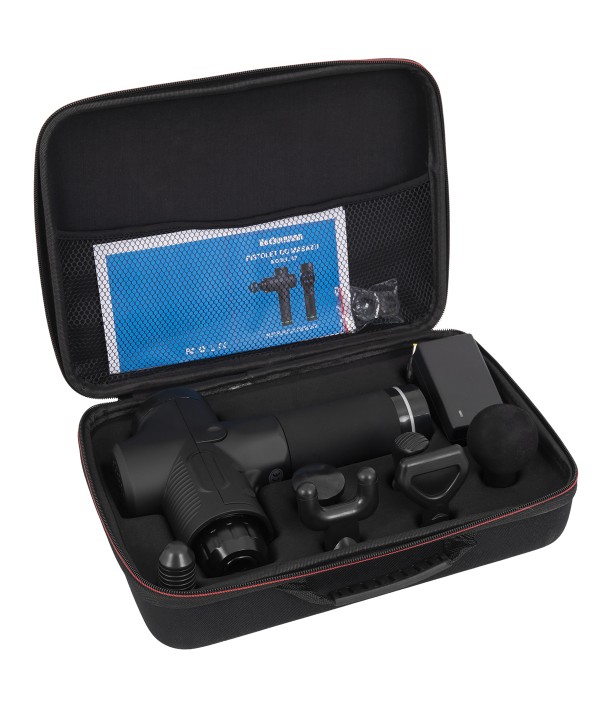 Масажний пістолет — масажер для тіла Heckermann® 20в1 + чохол - Зображення 2
