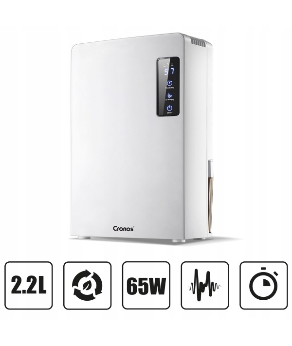 Осушувач повітря Cronos DH2200A 2.2L White - Зображення 4
