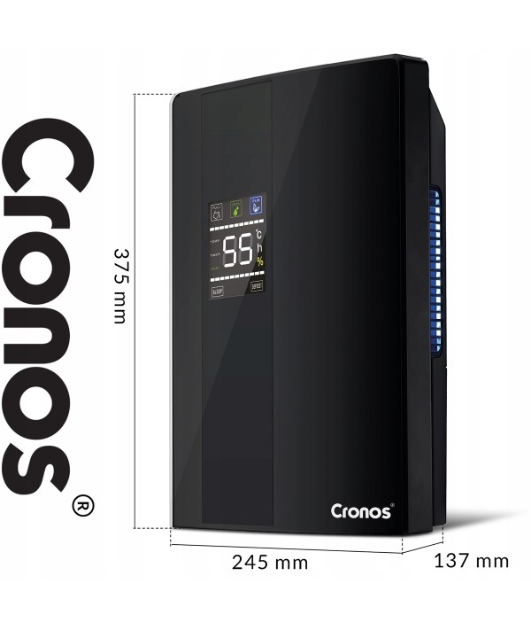 Осушувач повітря Cronos DH2000D 2L Black - Зображення 3