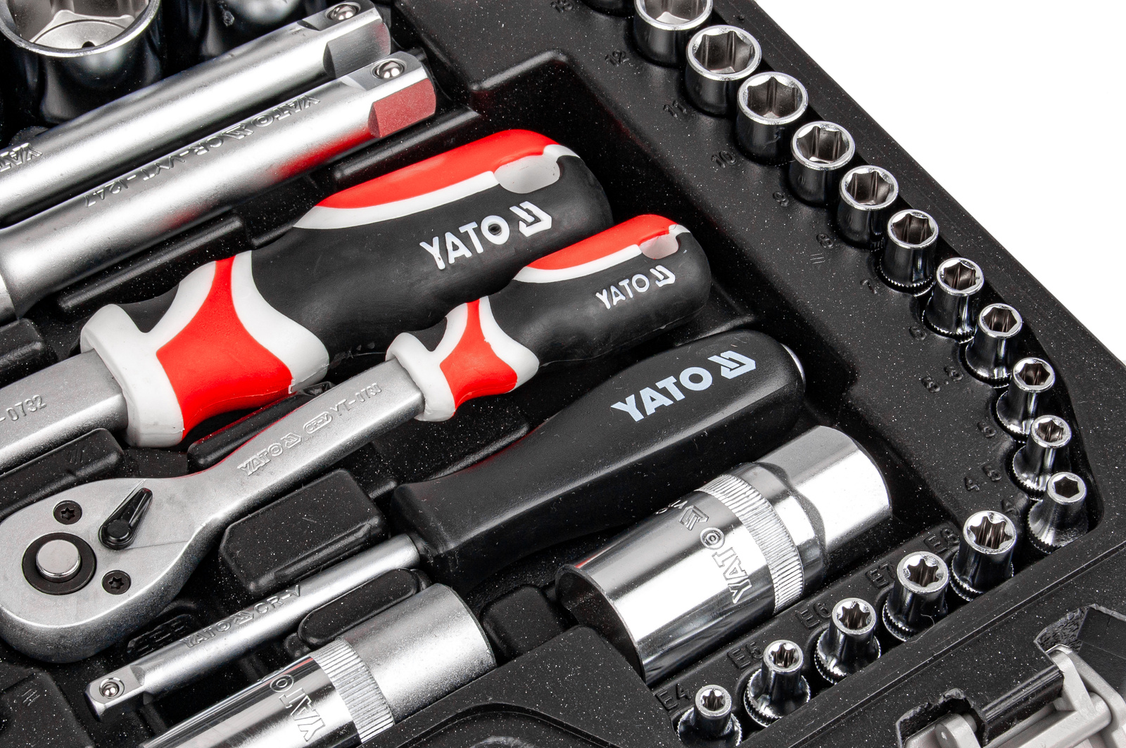 Набір інструментів Yato YT-38791 1/4" і 1/2" 108 шт - Зображення 5