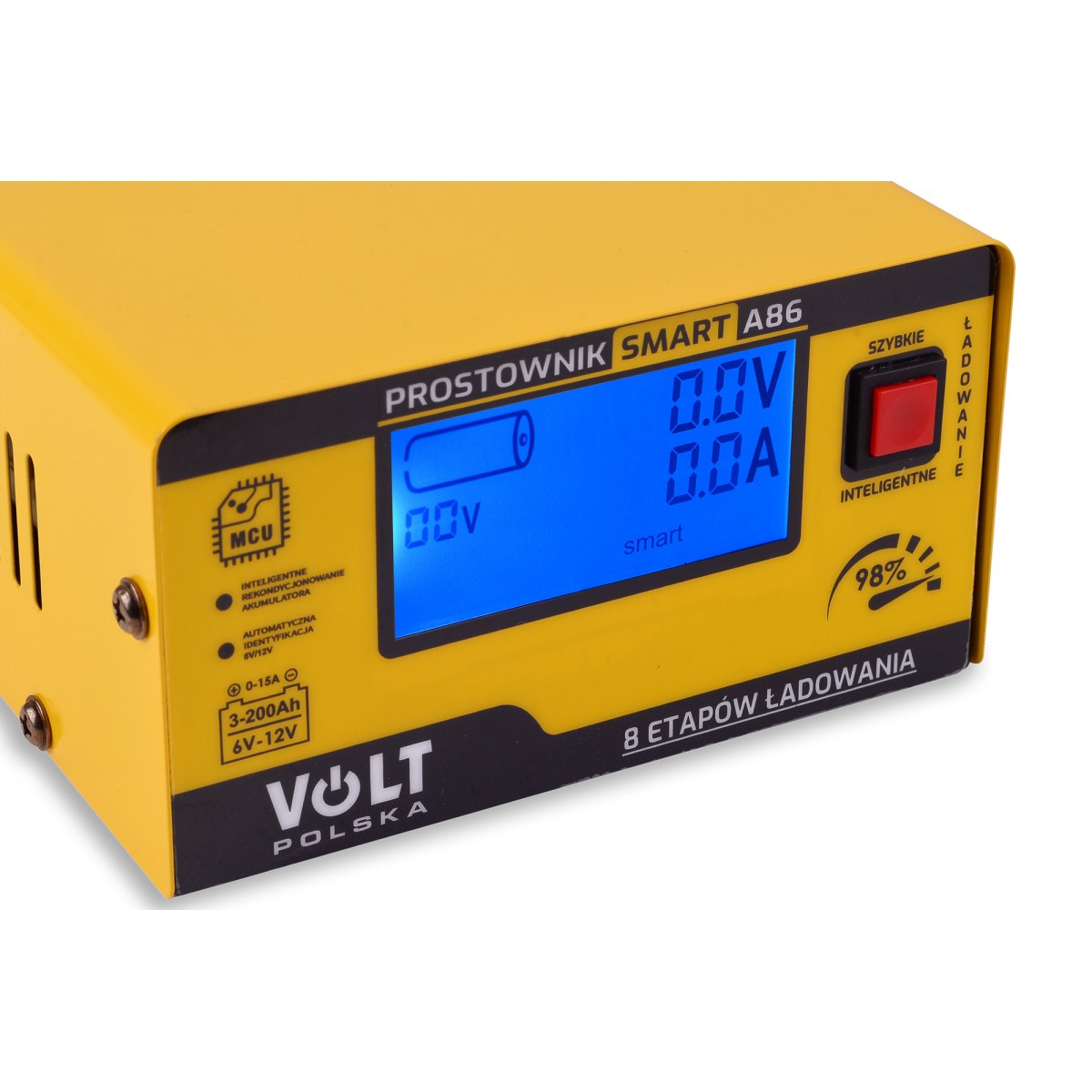 Зарядний пристрій Volt Polska SMART 6V/12V 15A A86 - Зображення 3