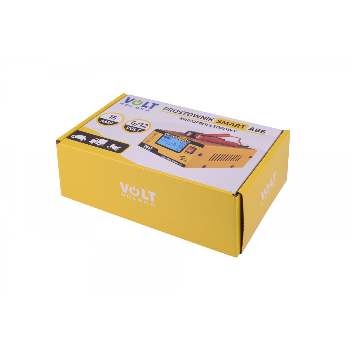 Зарядний пристрій Volt Polska SMART 6V/12V 15A A86 - Зображення 5
