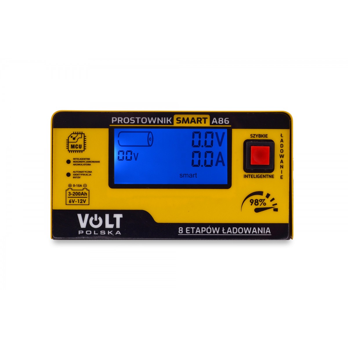 Зарядний пристрій Volt Polska SMART 6V/12V 15A A86 - Зображення 6