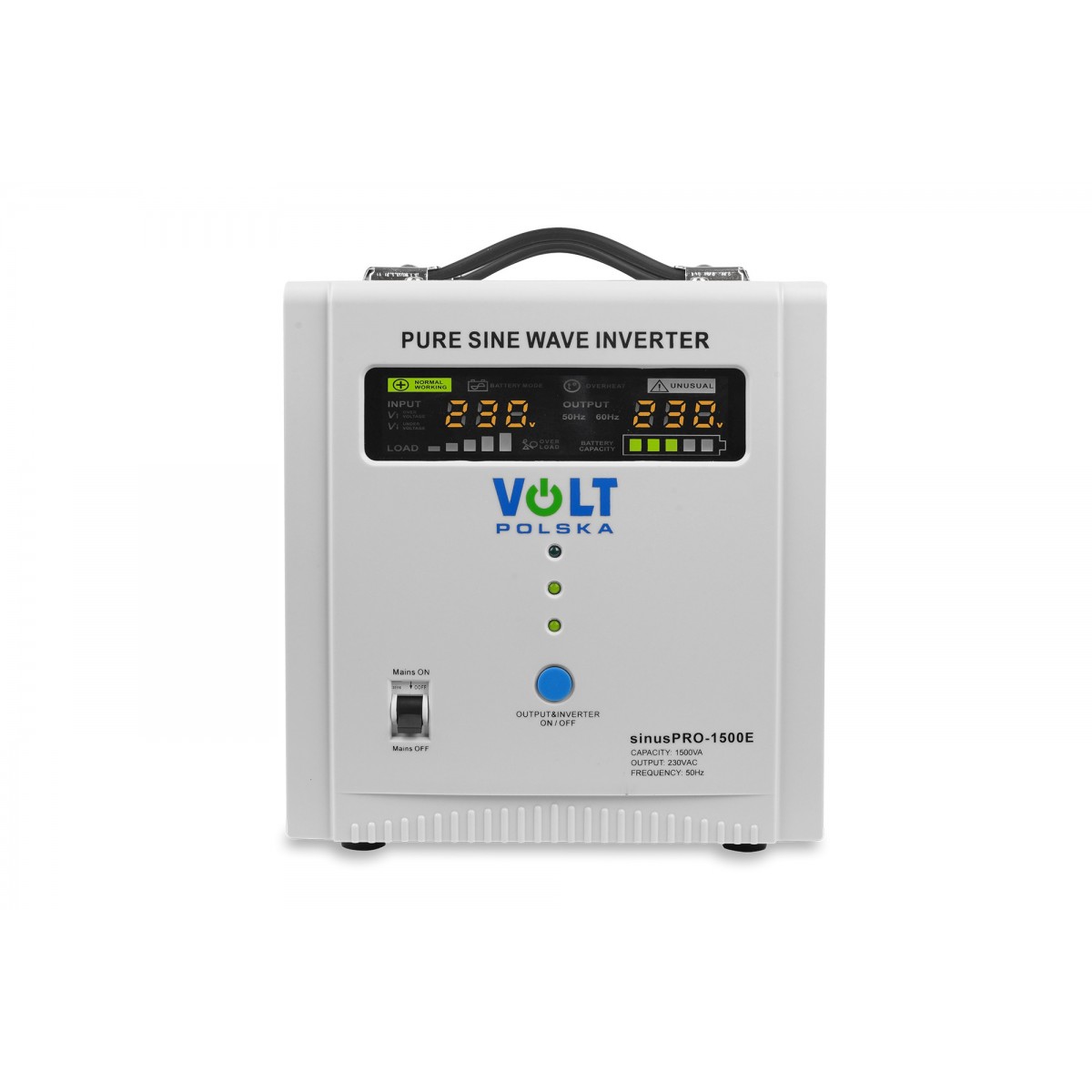 ДБЖ Перетворювач напруги Volt Polska SINUS PRO 1500 E 12/230 В (1000/1500 Вт) - Зображення 5