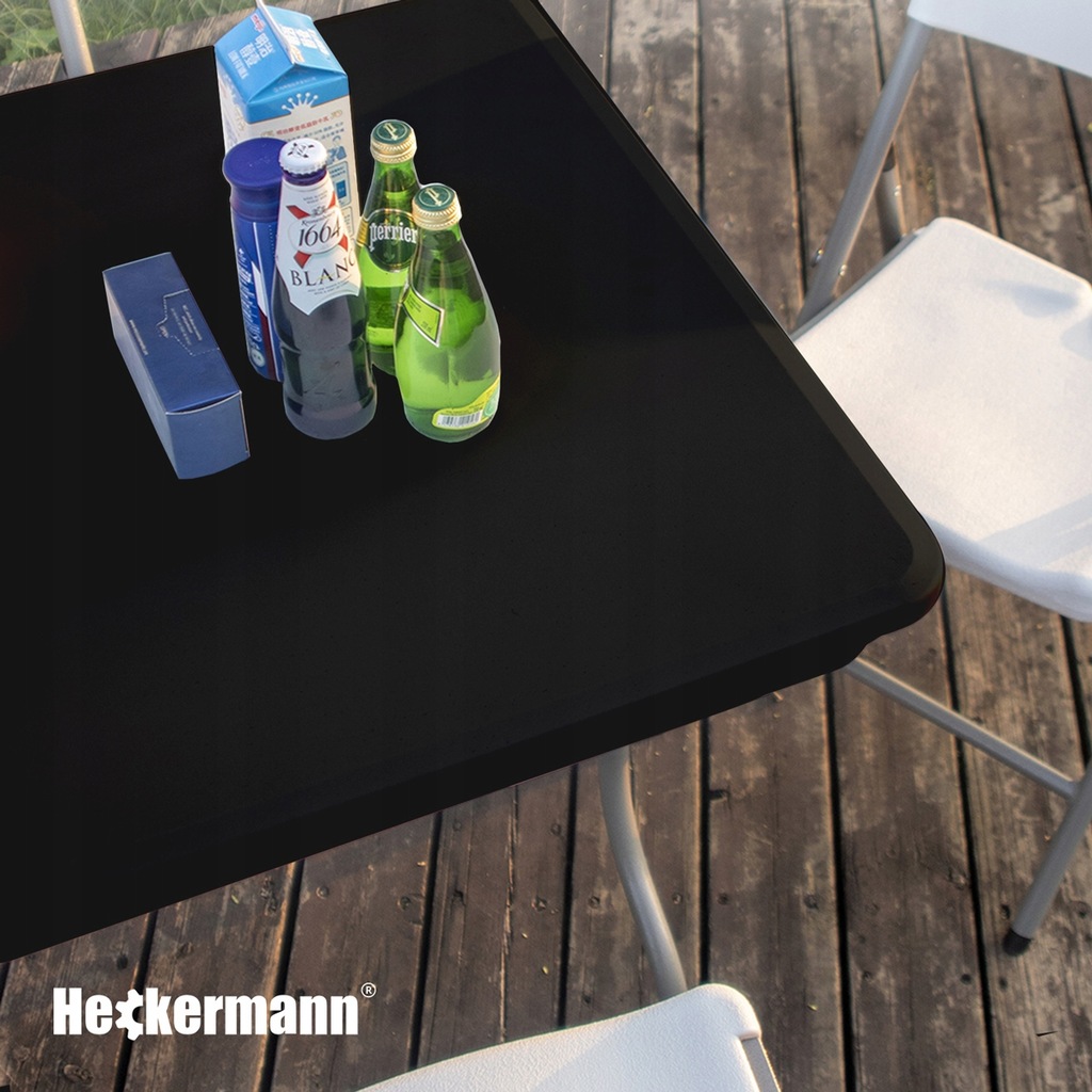Стіл складаний переносний Heckermann 180х74х74 Black (XJM-Z180) - Зображення 8